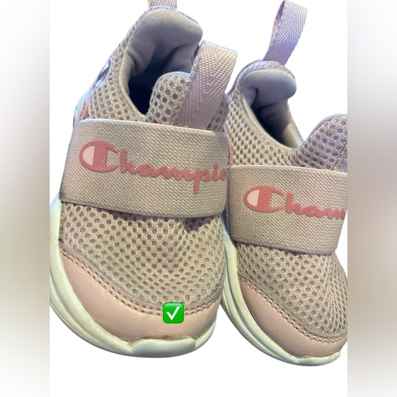 Champion Pink and Nike pink Sneakers with Cushioned Sole and Breathable lot x 2 - Picture 7 of 8